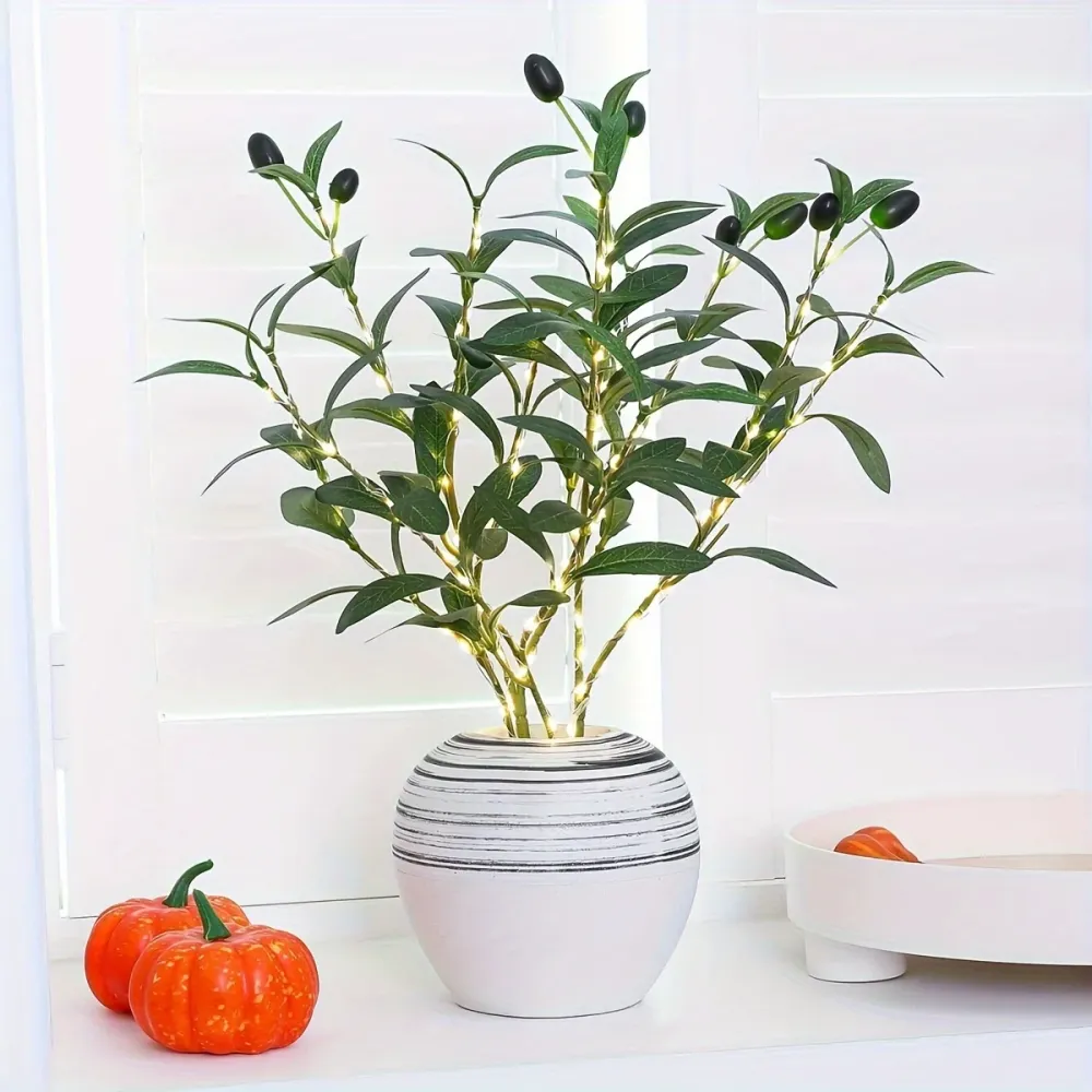 LumiTak - Candeeiro de Mesa LED Decorativo Oliveta