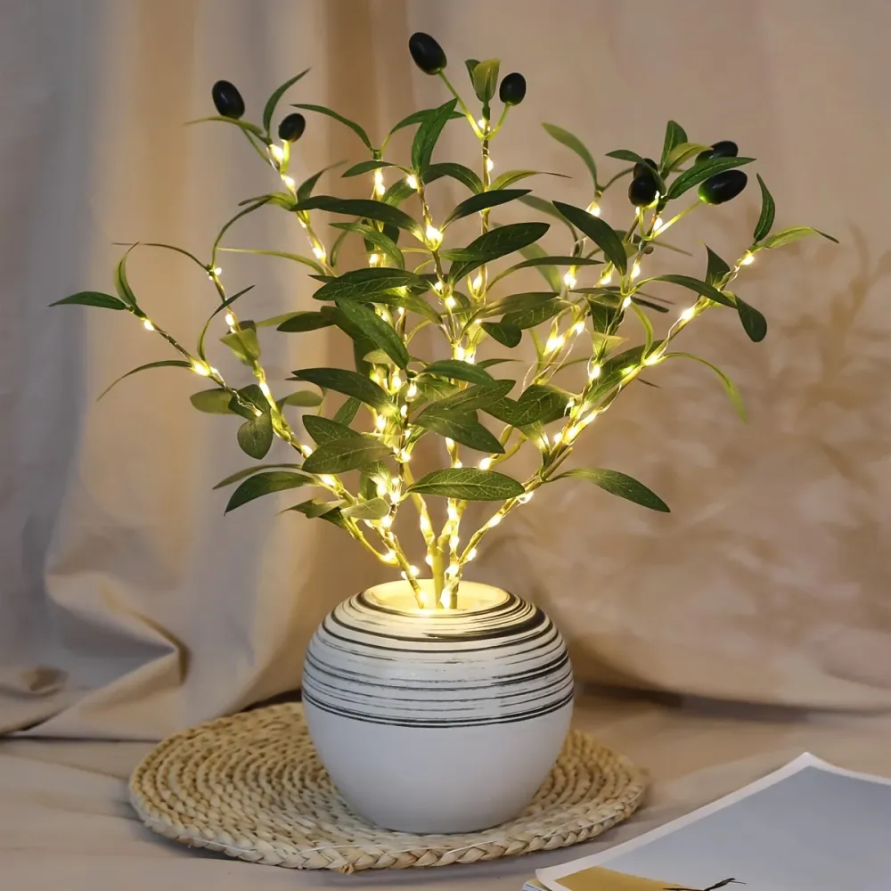 LumiTak - Candeeiro de Mesa LED Decorativo Oliveta