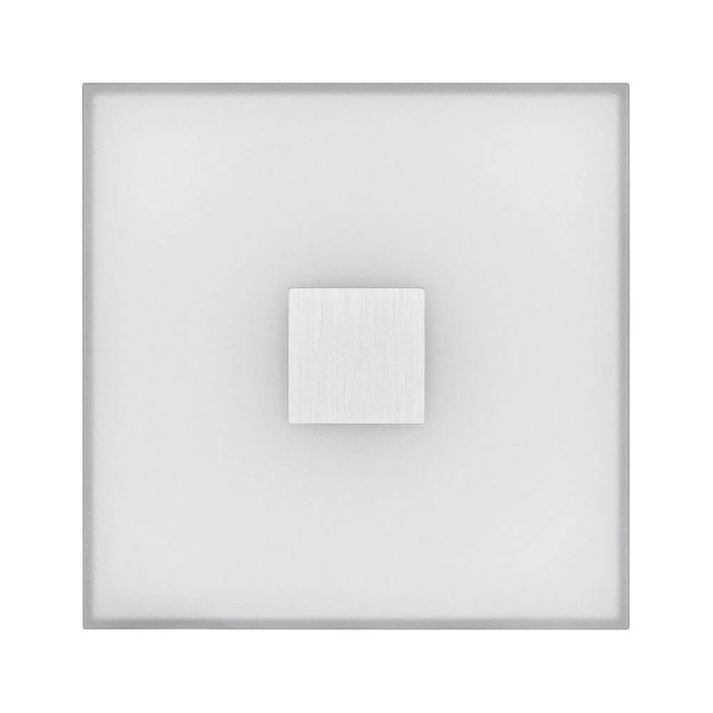 LumiTiles LED Tiles Quadrado Conjunto de 2 Metal Branco
