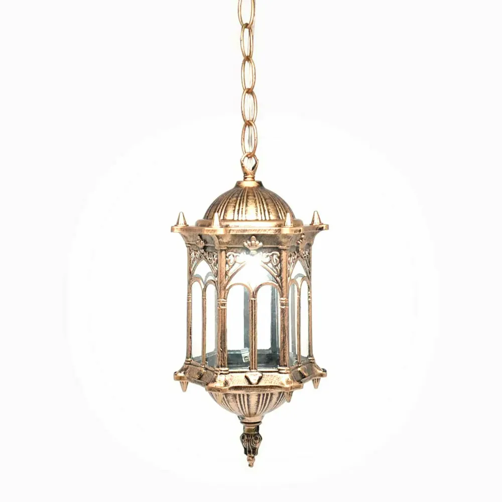 LumiVintage - Candeeiro Suspenso Resistente ao Tempo em Estilo Retro para Exterior – Candeeiro Suspenso Antigo