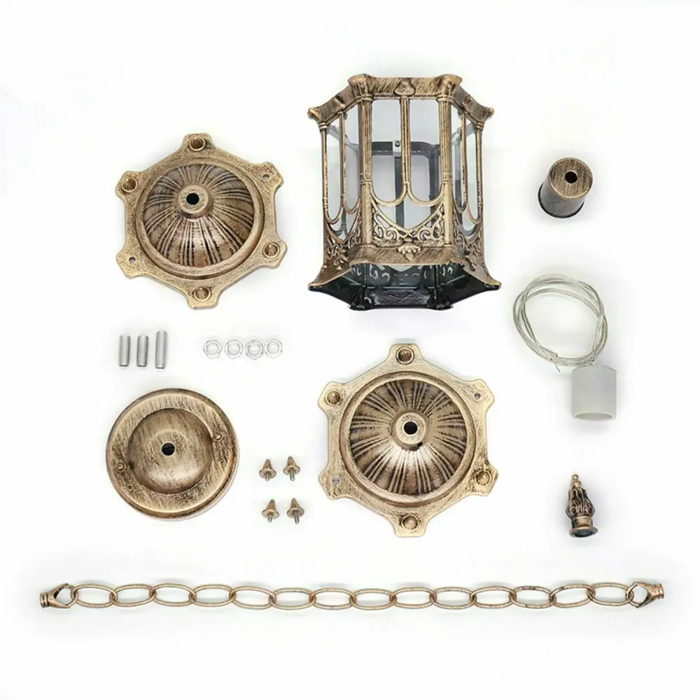 LumiVintage - Candeeiro Suspenso Resistente ao Tempo em Estilo Retro para Exterior – Candeeiro Suspenso Antigo