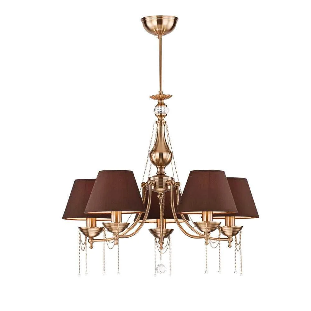 Lustre do peito marrom