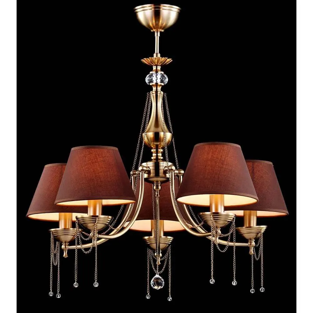 Lustre do peito marrom