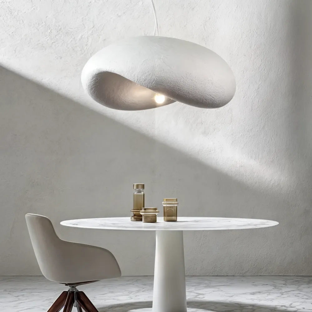 LuxuraLight - Candeeiro de Teto Minimalista em Resina