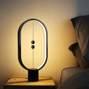 Luz Brilhante - Candeeiro de Mesa LED Versátil e Elegante