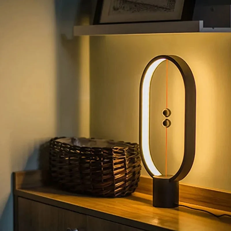 Luz Brilhante - Candeeiro de Mesa LED Versátil e Elegante