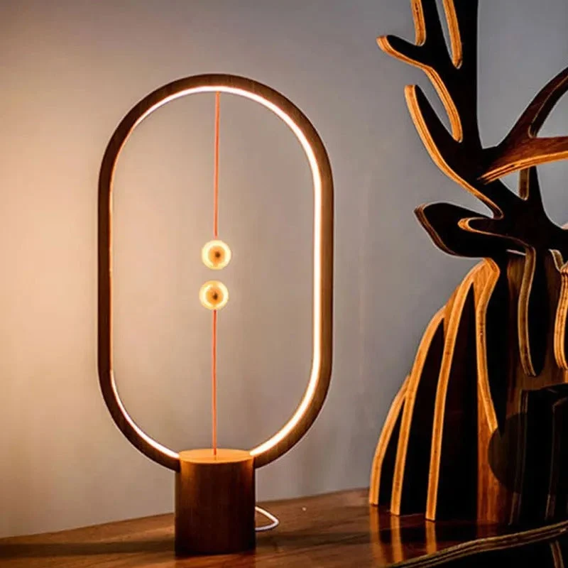 Luz Brilhante - Candeeiro de Mesa LED Versátil e Elegante