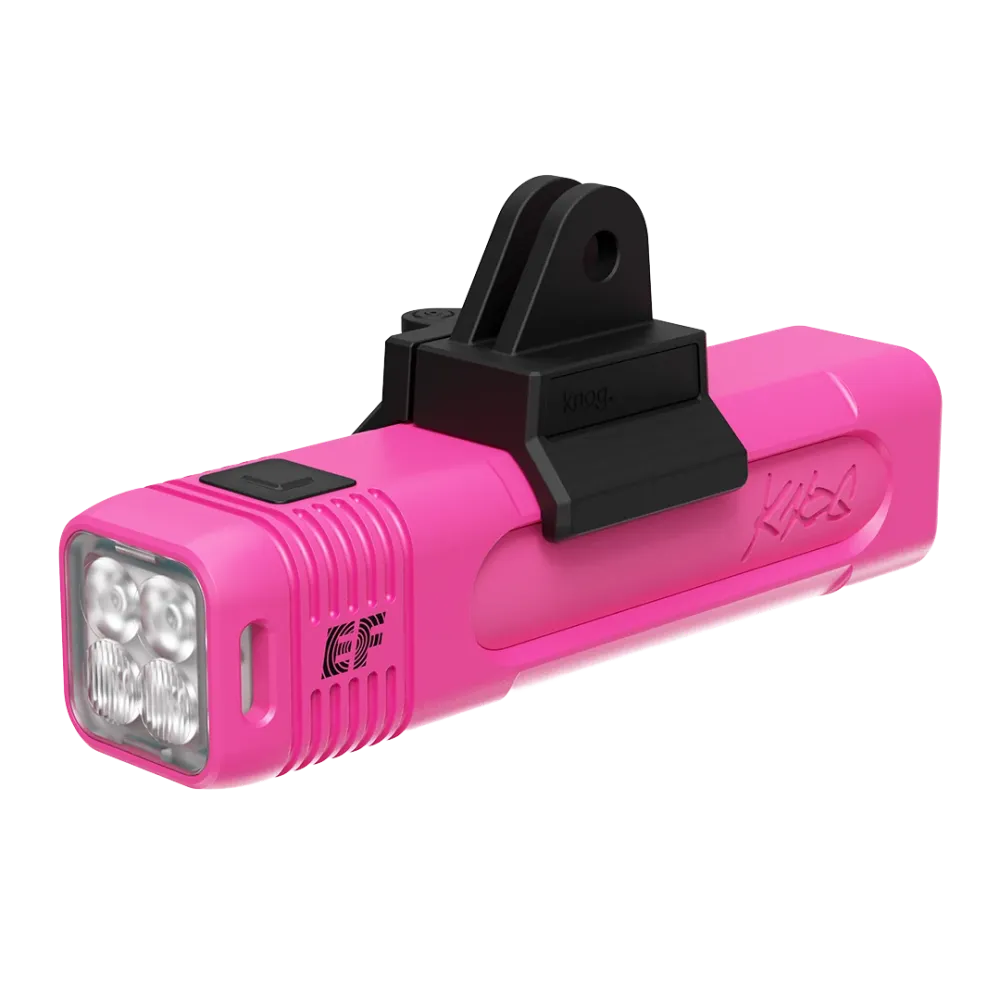 Luz dianteira KNOG BLINDER PRO 900 Edição limitada E.F. Pro Cycling cor-de-rosa