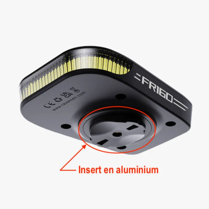 Luz frontal RAVEMEN FR 160 - Garmin/Wahoo