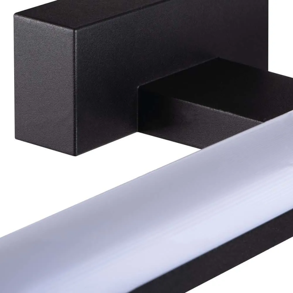 Luz LED para espelho Asto 40cm IP44 450lm 4000K Preto