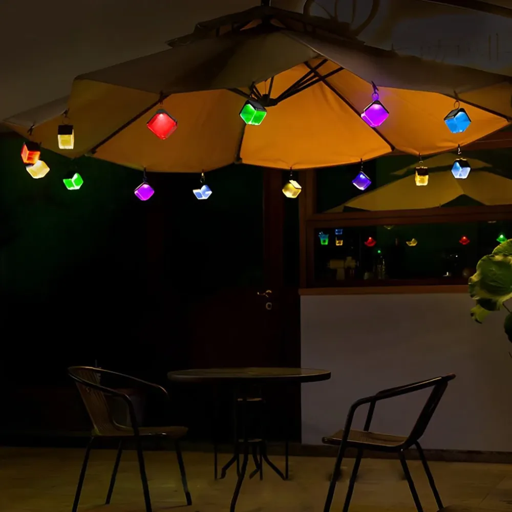Luz de Parede Solar Moderna LED Impermeável Multicolorida