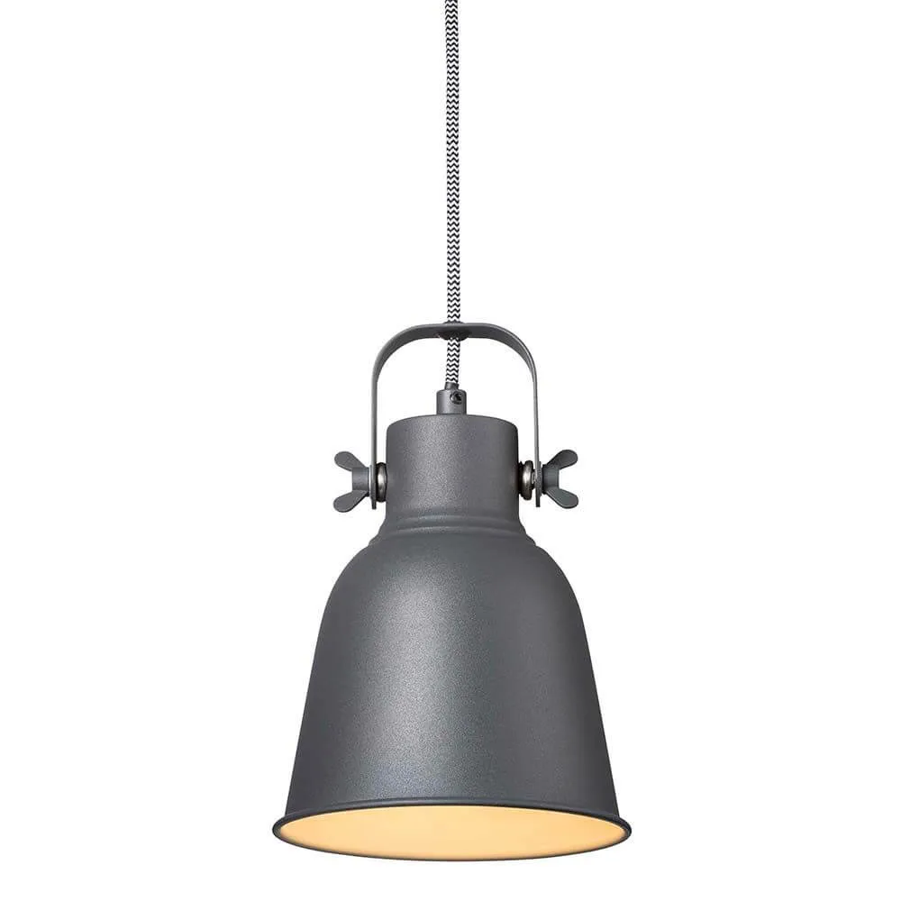 Luz pendurada Adrian 16 cinza