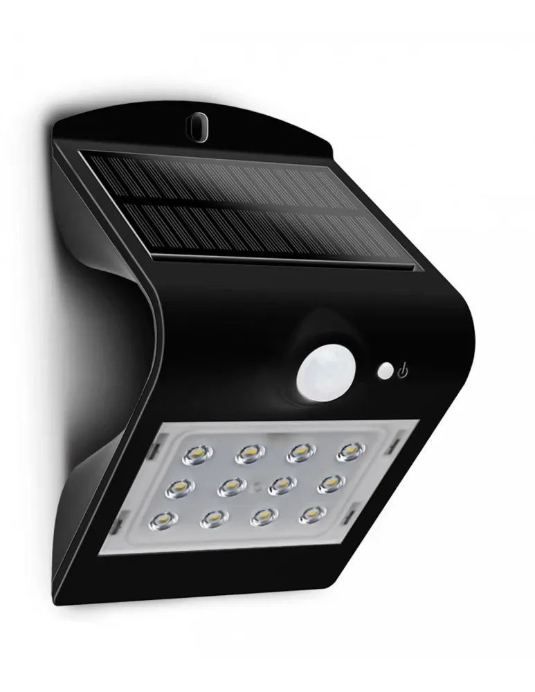 Luz Solar de Parede Guardian Pir IP44 3,2W 400Lm 4000K Luceco LEXS40B40-01