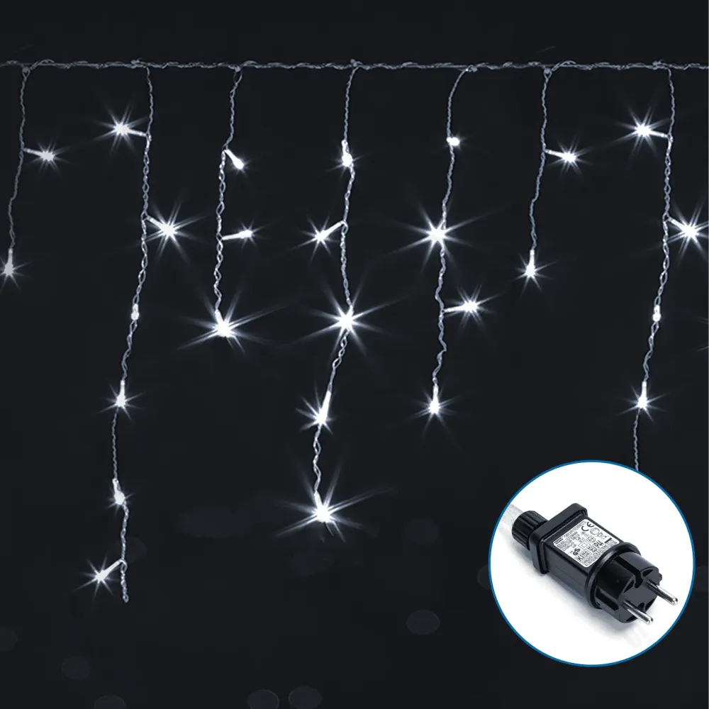 LUZES DE CORDAS PLANAS DE BAIXA TENSÃO DE TENSÃO (ONDA), BRANCO F