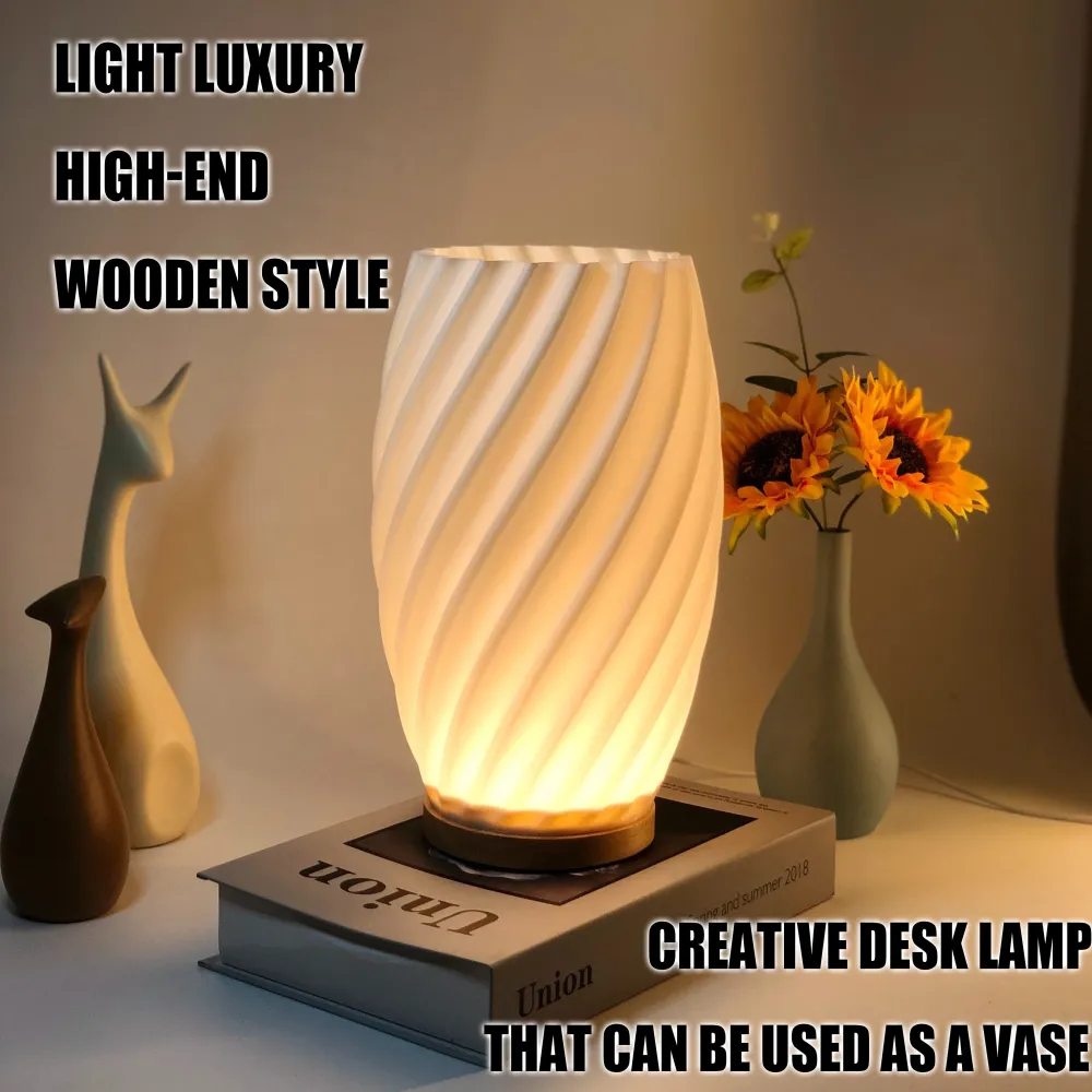 ModiLamp - Candeeiro de Mesa USB Moderno com Iluminação de 3 Cores e Design Elegante