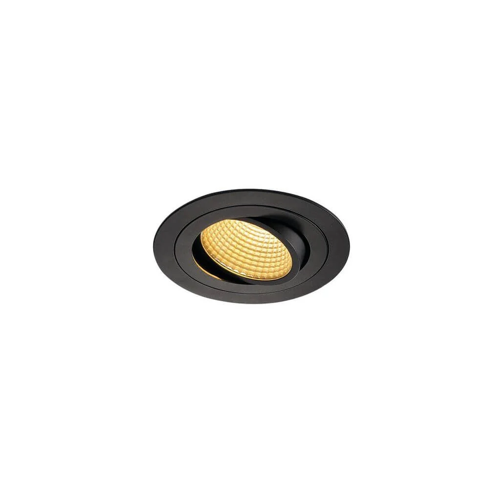 New Tria LED construído -Em destaque em torno de preto 12w 38 ° 2700k