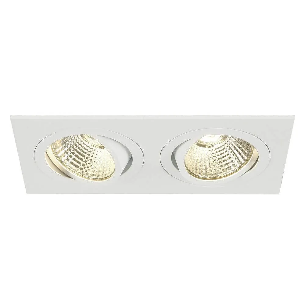 New Tria II liderou o quadrado de downlight quadrado 2x6w 38 ° 2700k