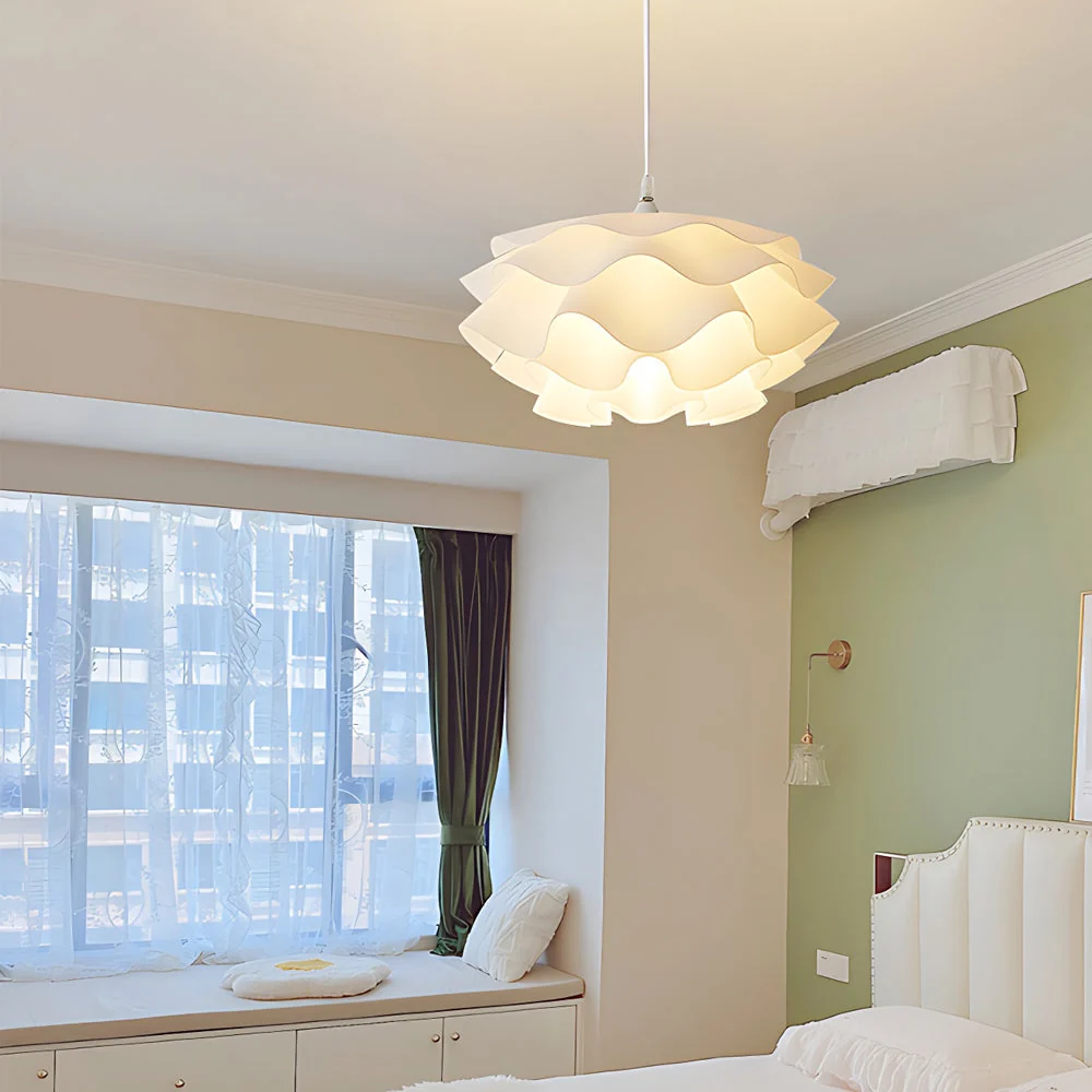 NordicBloom - Candeeiro de Teto LED Escandinavo em Forma de Flor com Função Regulável