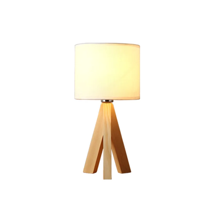 NordicGlow – Candeeiro de Mesa em Madeira com Design Escandinavo