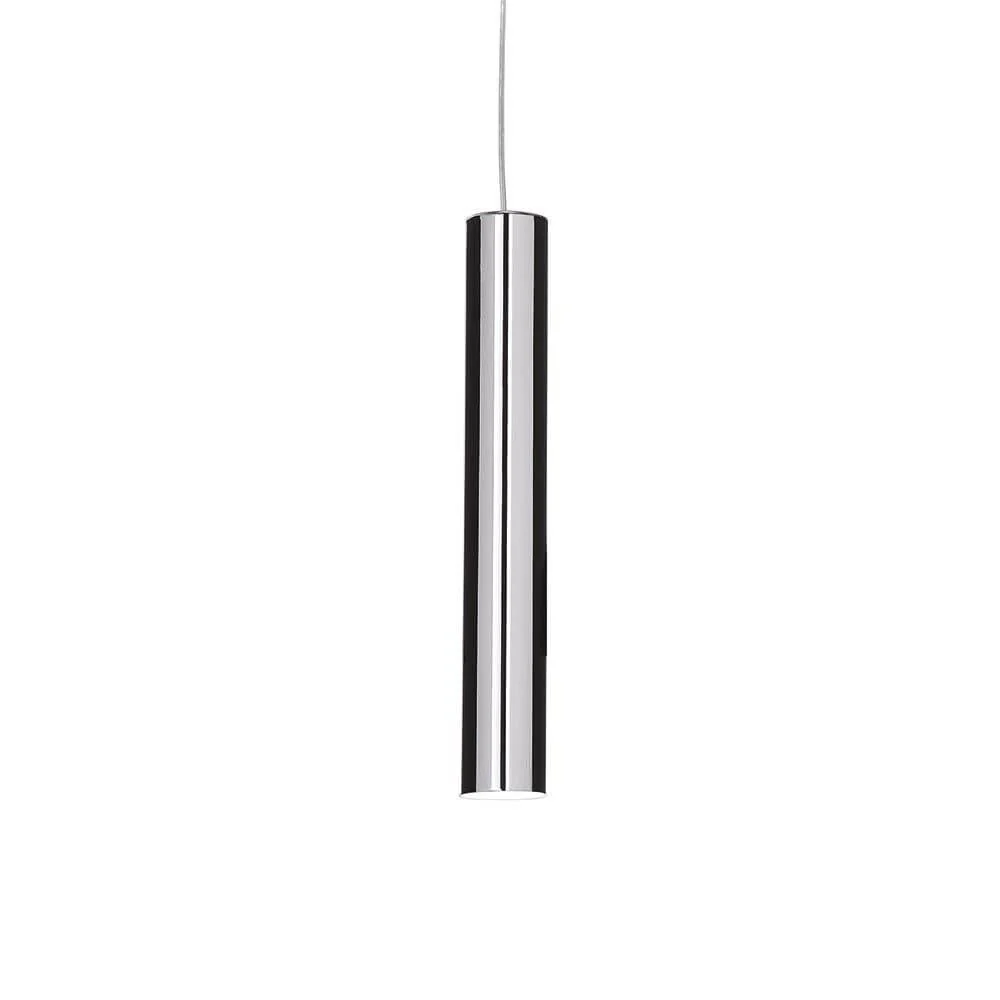 Olhe cilindro de lâmpada pendente Ø 6cm cromo