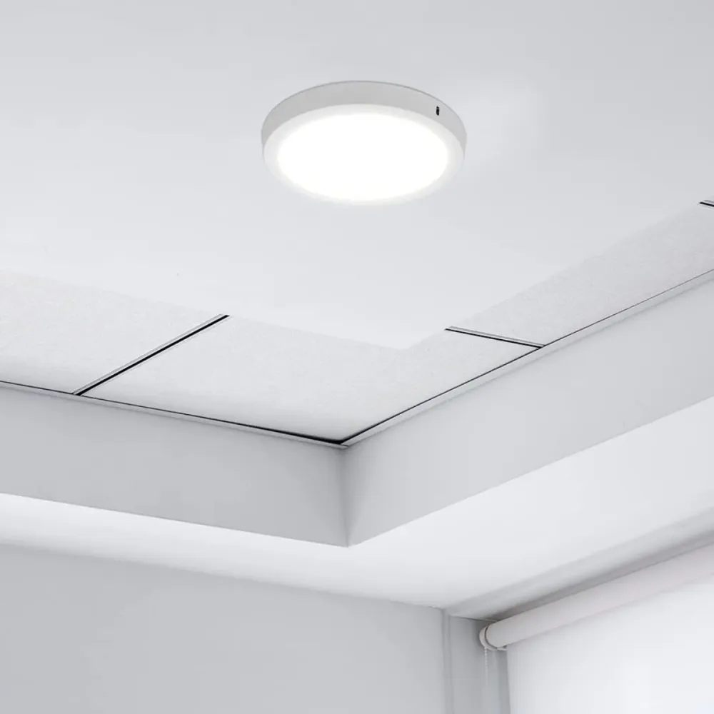 Painel Led 24W Redondo Sobrepor 3000k Lys Taschibra