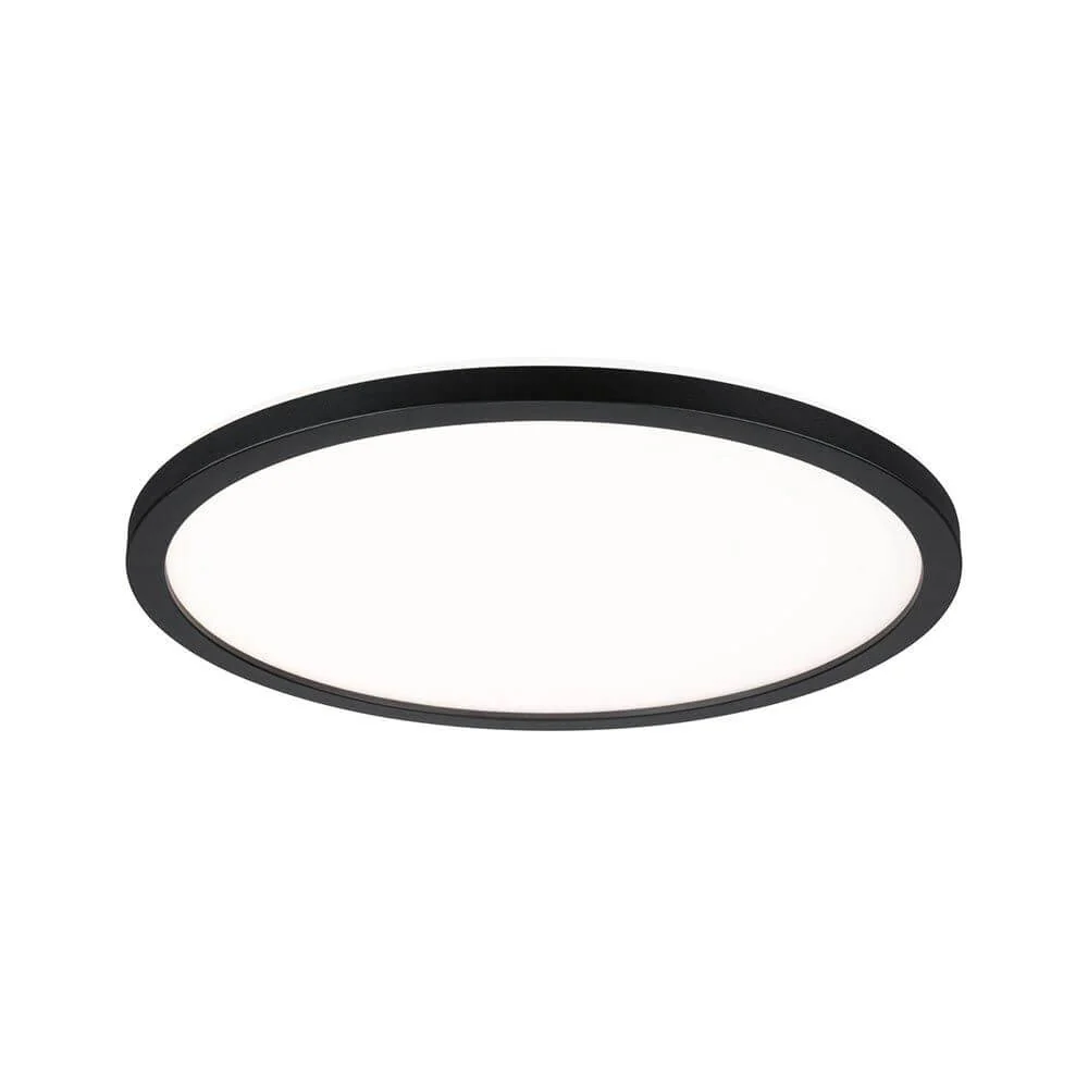 Painel LED Atria Shine Redondo Ø 29cm Preto