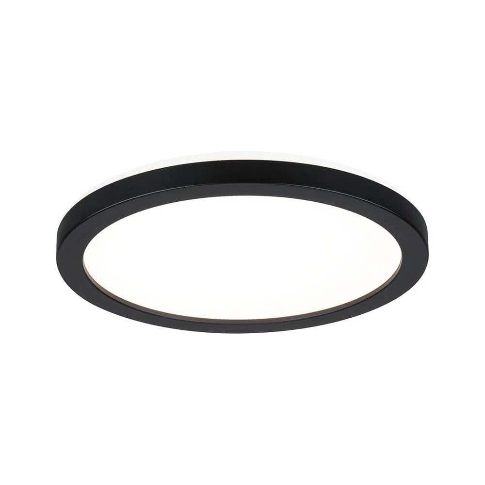 Painel LED Atria Shine Round Preto