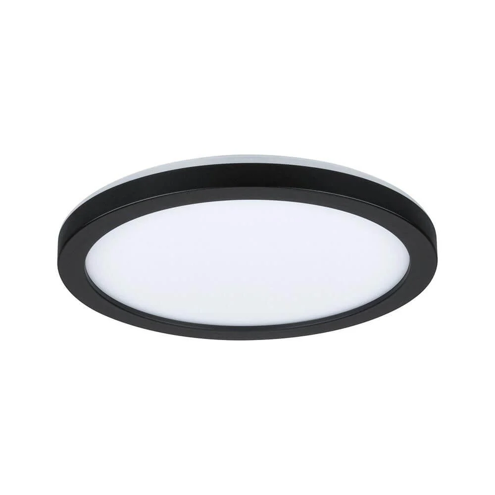 Painel LED Atria Shine Round Preto