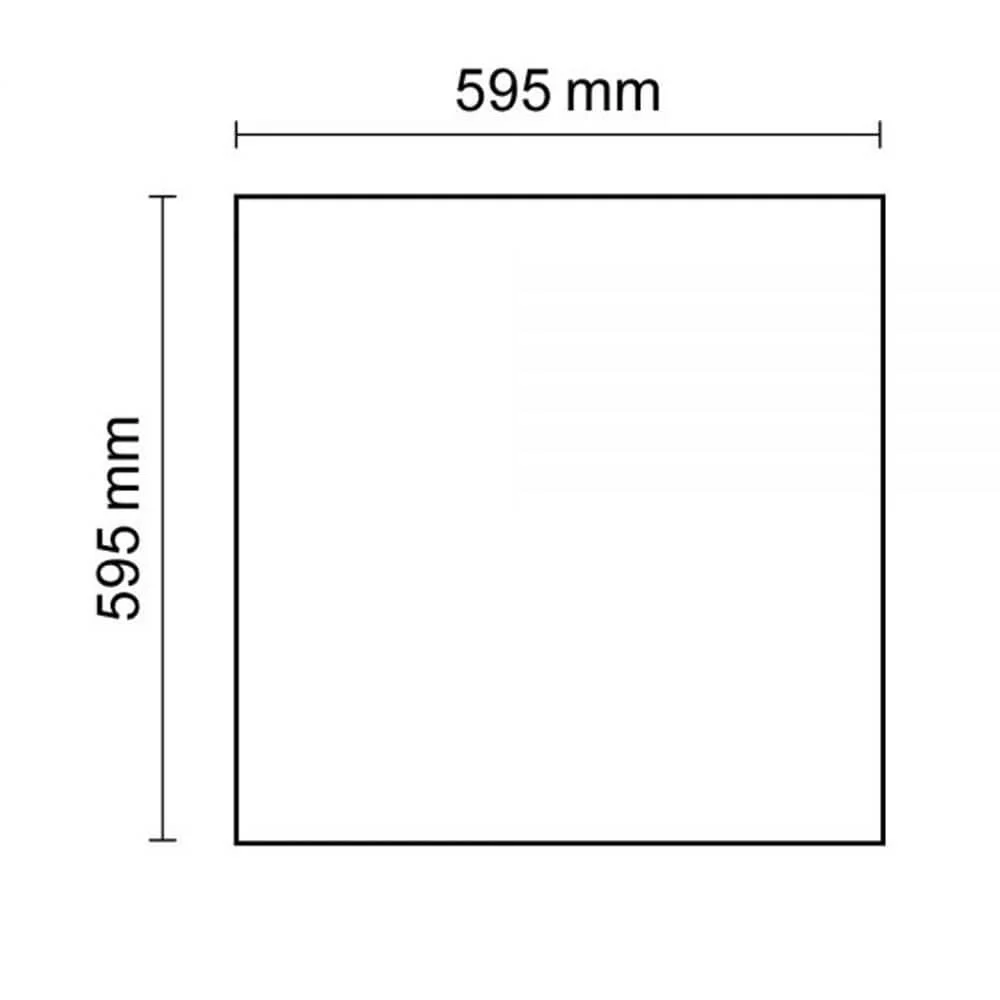 Painel de LED Linha profissional 600 neutro branco diminuído 4100lm branco