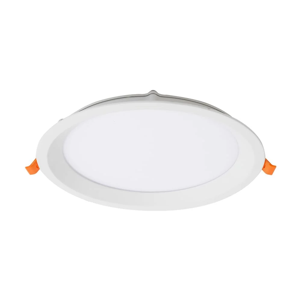 Painel Led Recuado Redondo 12w 3000k Lux Taschibra