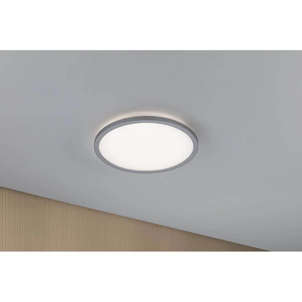 Painel de teto LED Atria Shine Ø 29cm redondo cromado