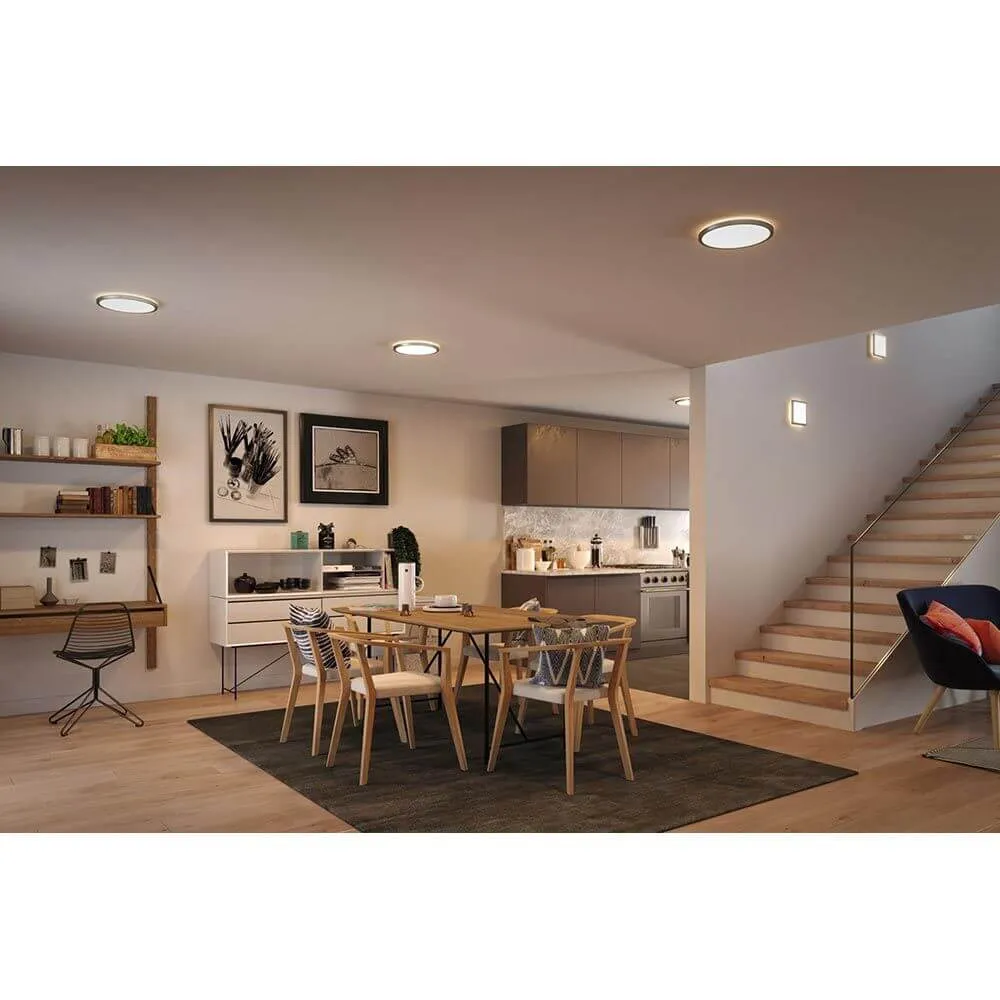 Painel de teto LED Atria Shine Ø 29cm redondo cromado