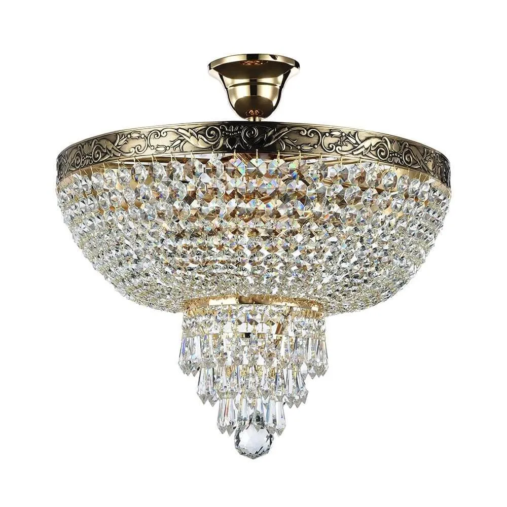 Palace Candelier Gold Antique