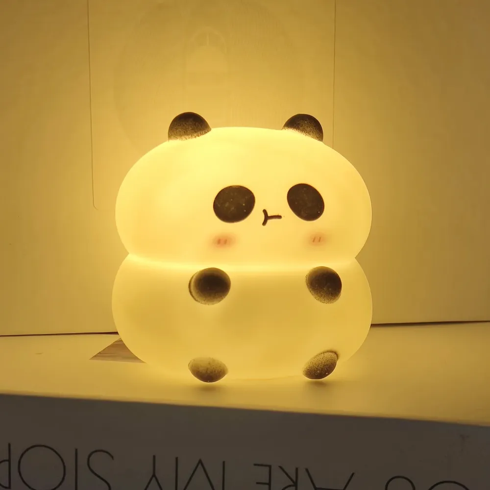 PandaGlow - Candeeiro Noturno Panda de inspiração Asiática com iluminação LED