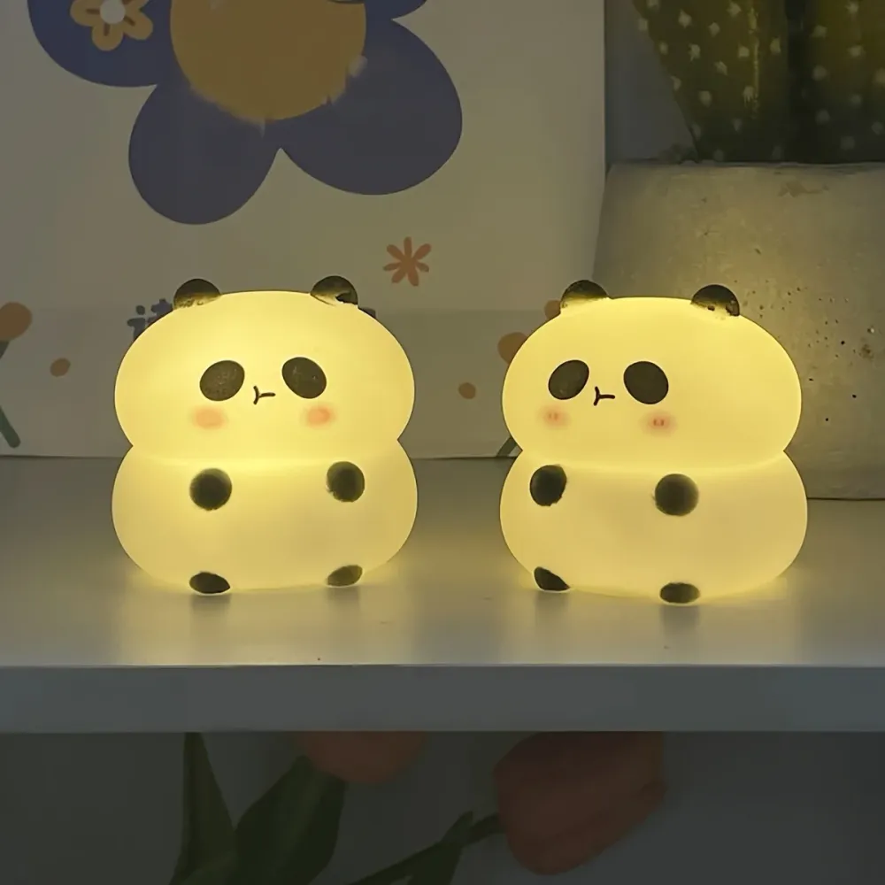 PandaGlow - Candeeiro Noturno Panda de inspiração Asiática com iluminação LED