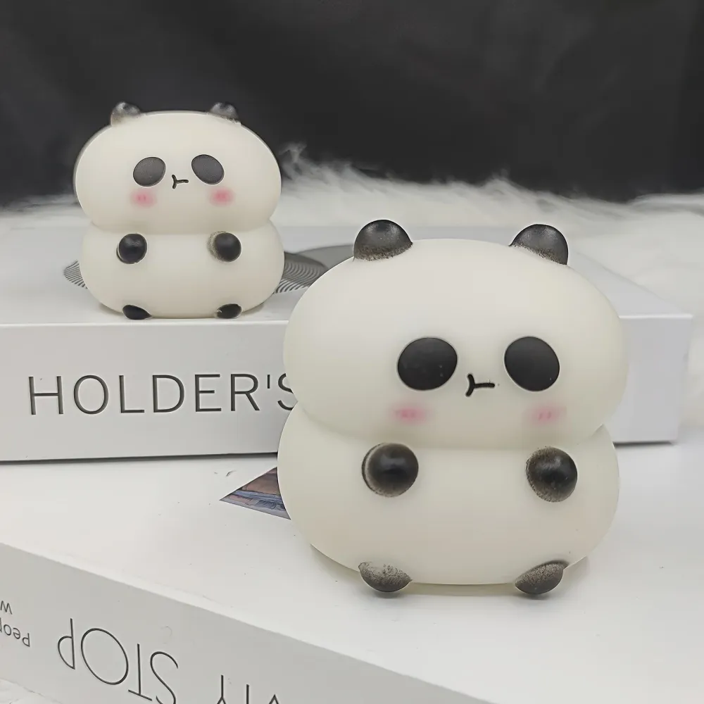 PandaGlow - Candeeiro Noturno Panda de inspiração Asiática com iluminação LED