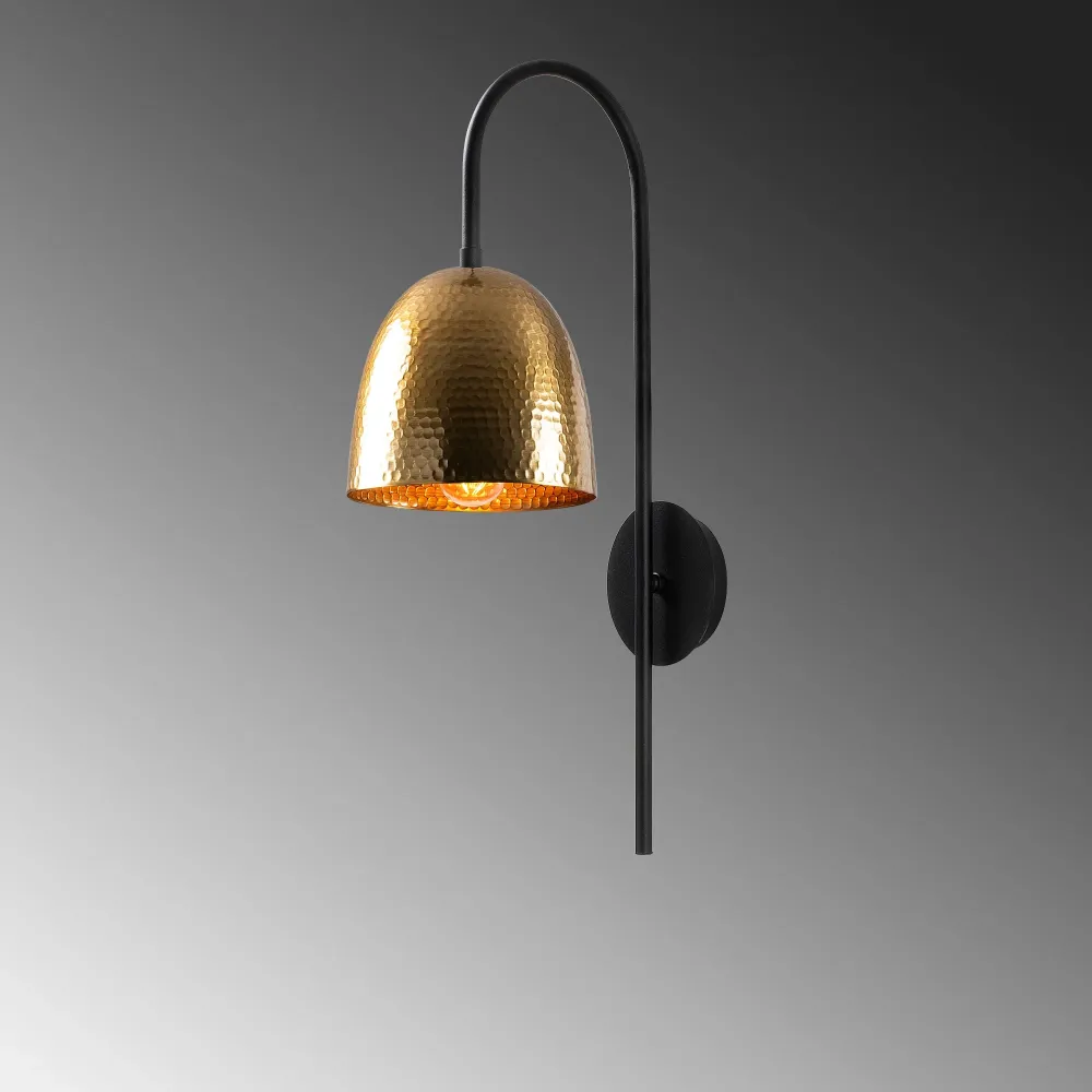 Parede, Metal, Pretovintage, 16x24x57, Casquillo E 27 Máx.