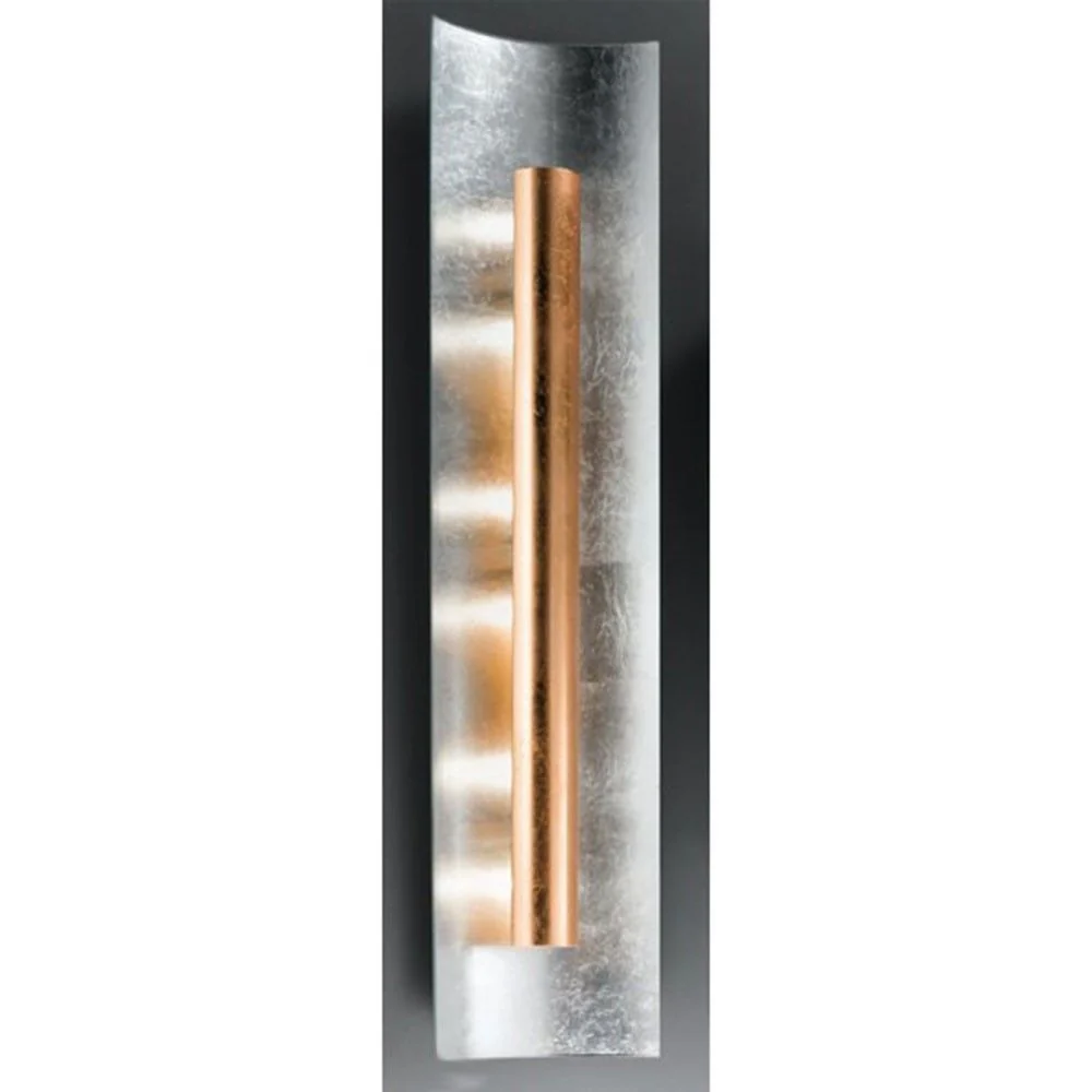 Parede de prata Aura e lâmpada de teto 4 Flame Silver Copper 100cm