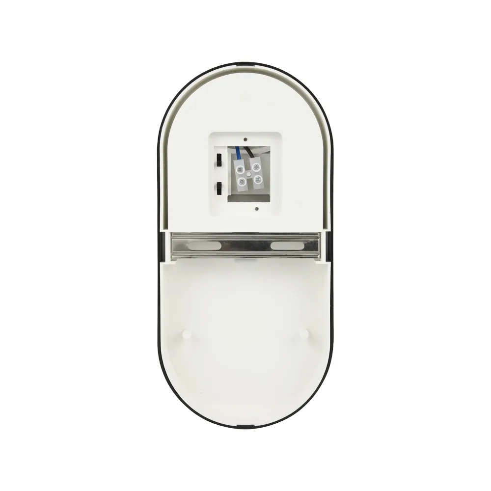 Plafon LED exterior ovalado com sensor PIR - 15W - CCT - IP65