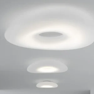 Plafon Mr.Magoo Branco Florescente Ø52 cm Stilnovo 7792