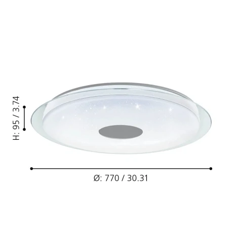Plafon de tecto eglo lanciano-Z900006