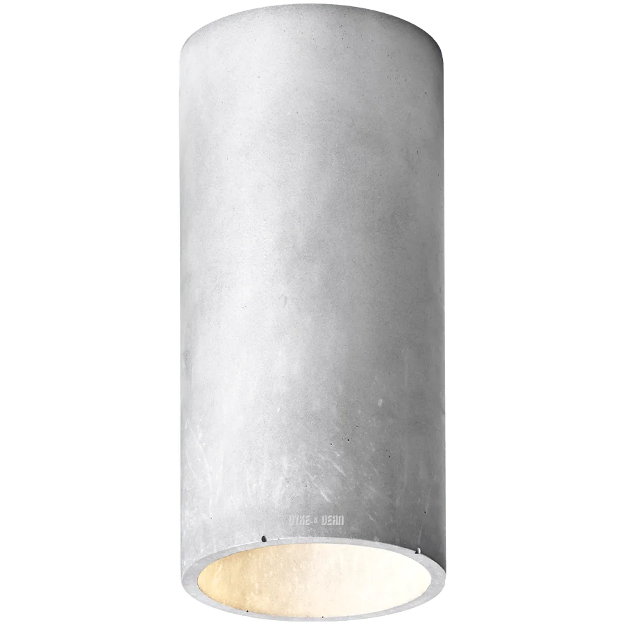 LUZ DE TETO DE CILINDRO DE BETÃO PLATO