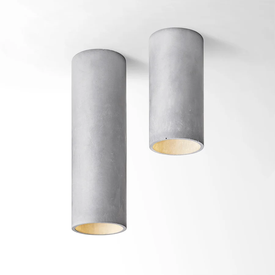 LUZ DE TETO DE CILINDRO DE BETÃO PLATO