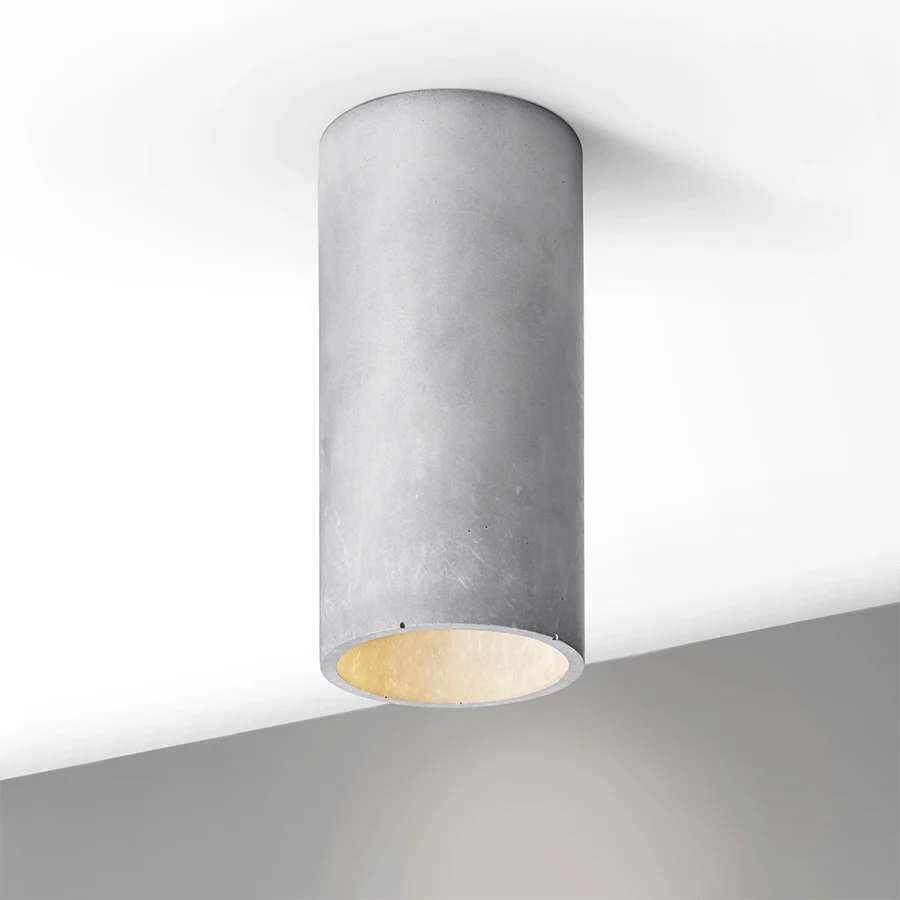 LUZ DE TETO DE CILINDRO DE BETÃO PLATO
