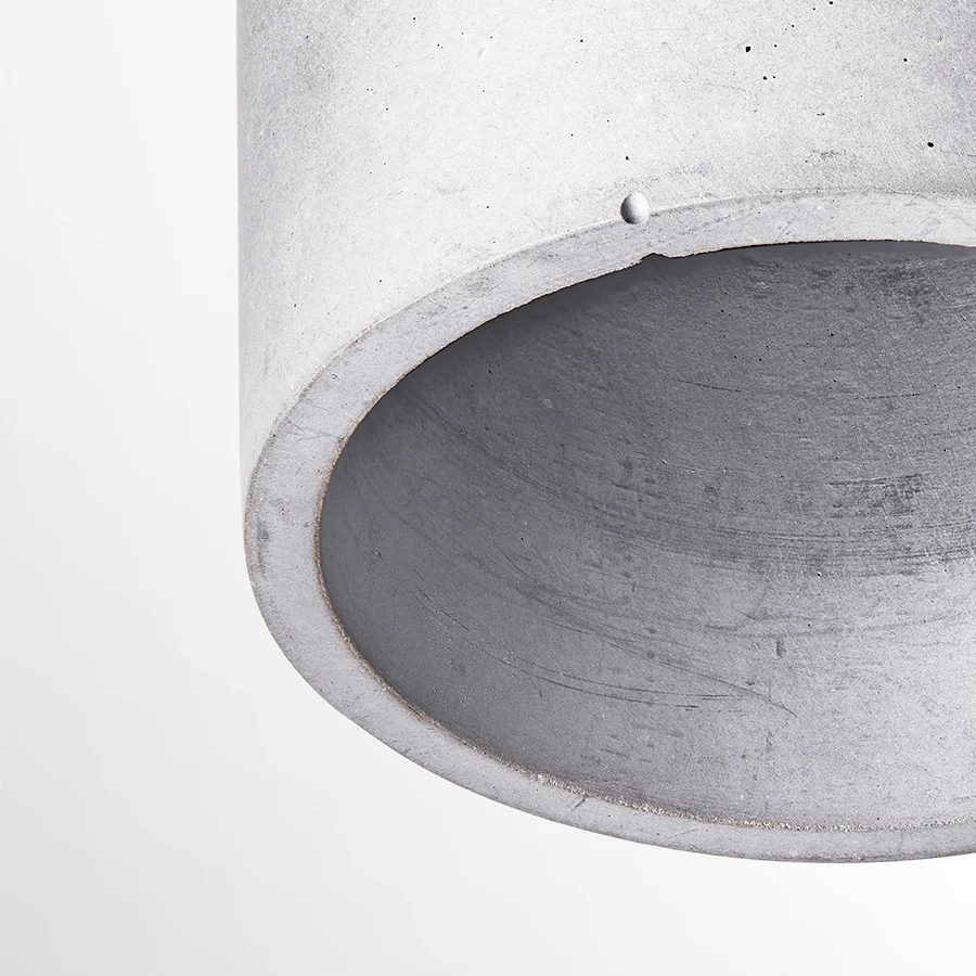 LUZ DE TETO DE CILINDRO DE BETÃO PLATO