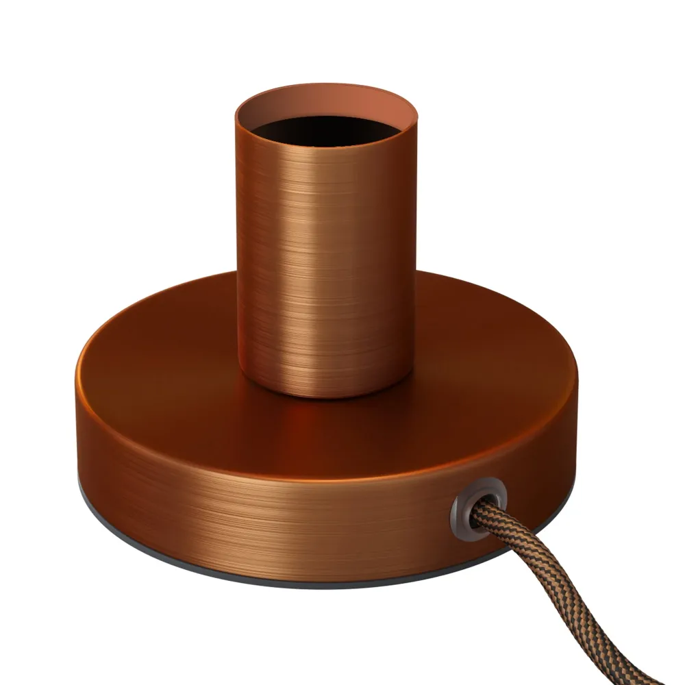 Posaluce - Candeeiro de mesa em metal - Cobre acetinado