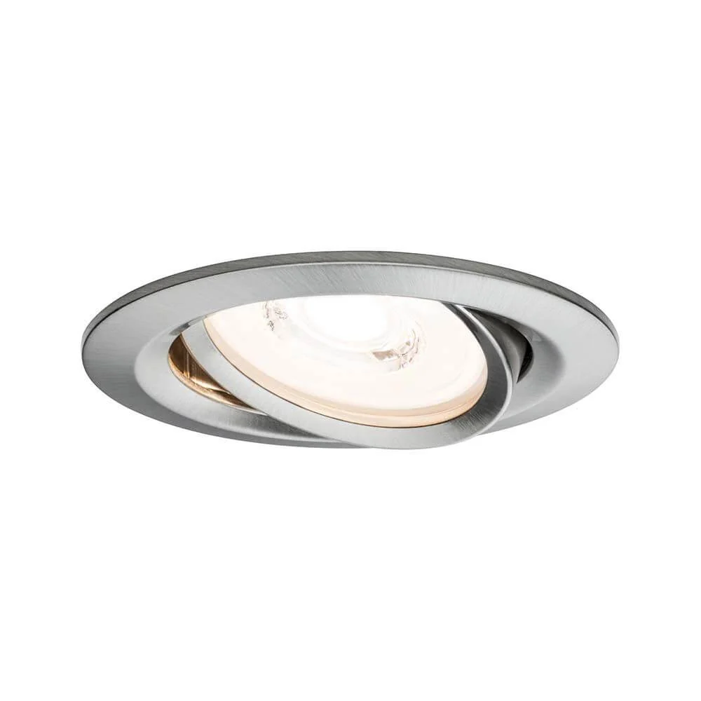 Premium EBL Definir Coin Rd Schwb. Alumínio LED 3x6.8w diminuto