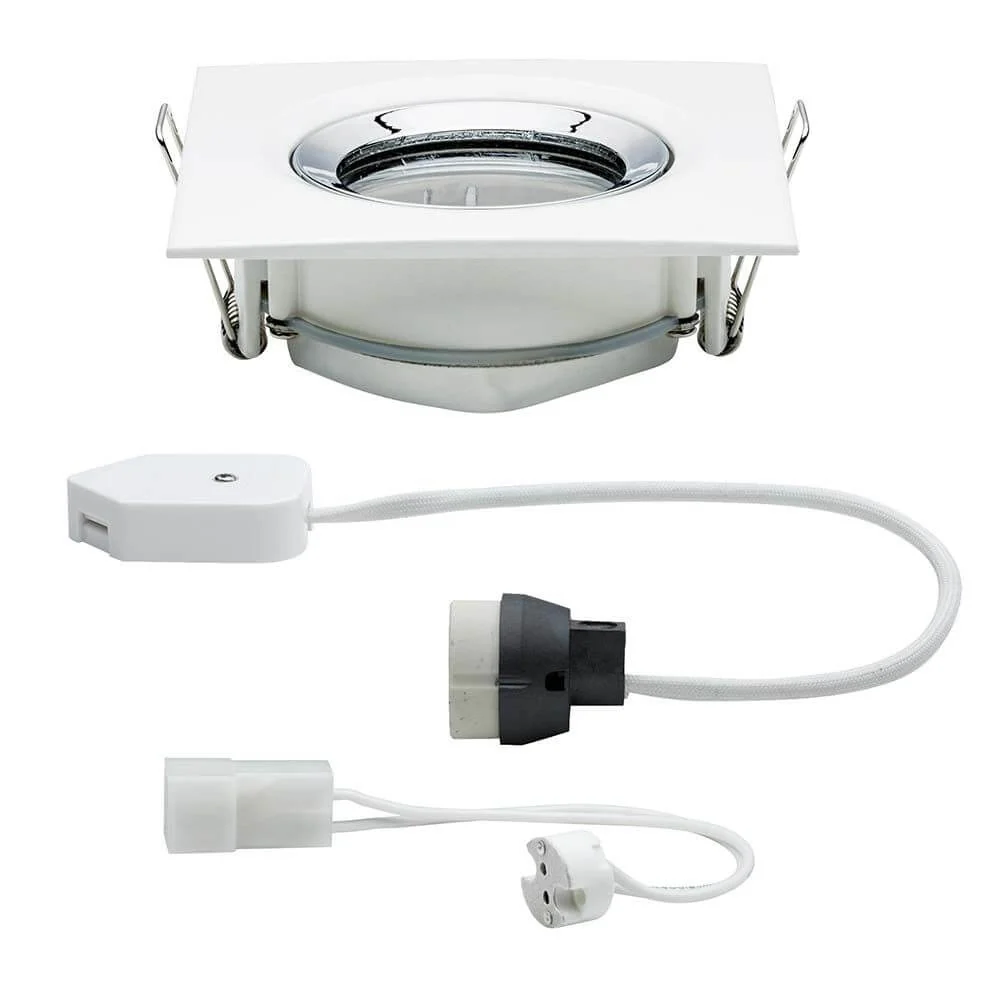 Premium ebl nova ip65 eck max1x35w gu10 gu5.3 cromo branco