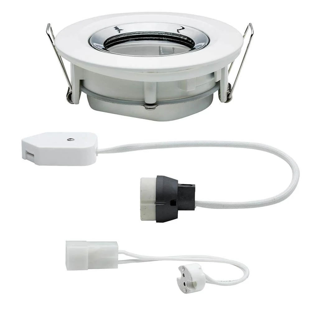 Premium ebl nova ip65 schwenkb max 1x35w gu10 gu5.3 crom branco