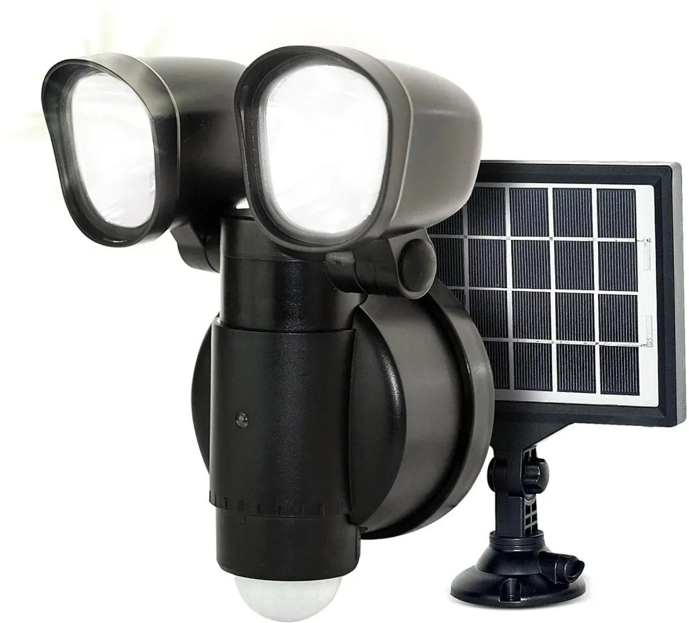 Projector solar de seguranç com sensor Pir44 4W 400Lm 5000K Luceco LEXT4B50S-01